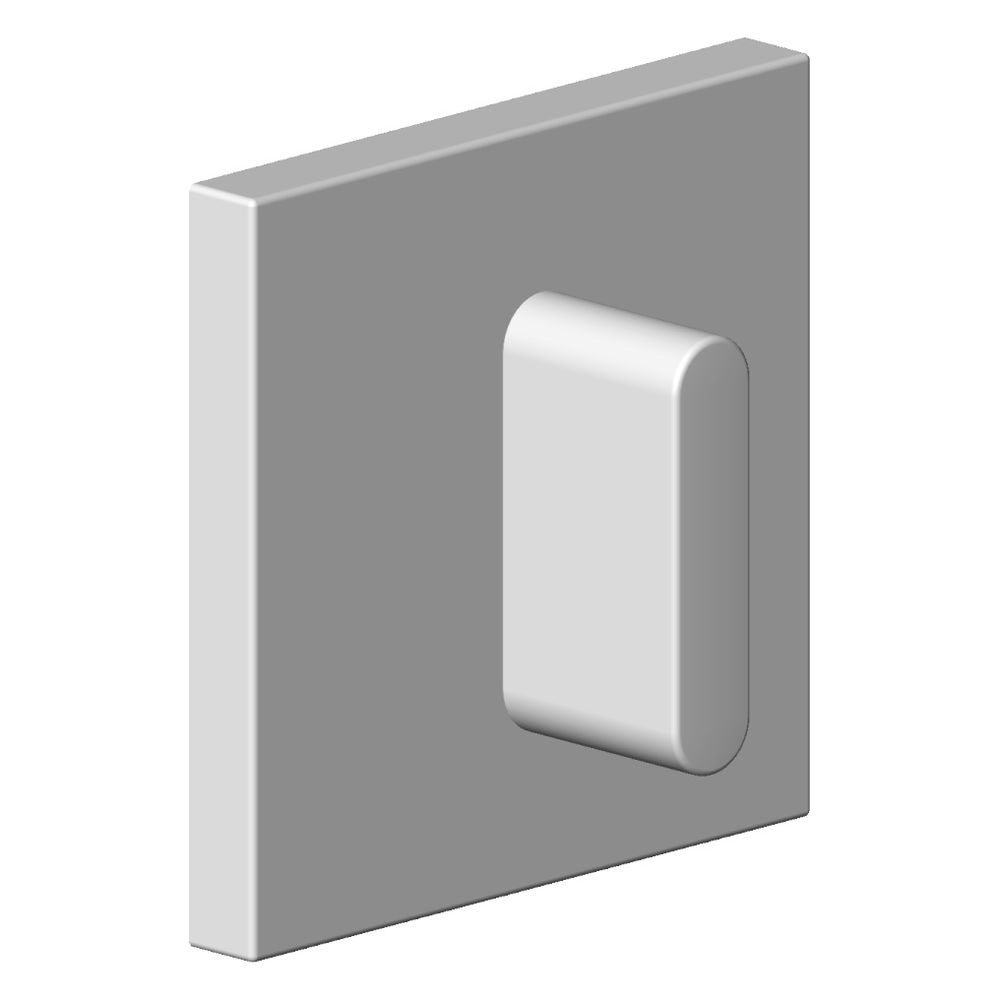 Dornbracht Griff für Zwei-/Drei-Wegeumstellung oval pur, 80x80x40mm, Dark Pl... DORNBRACHT-90207005100-99 4029011807237 (Abb. 2)