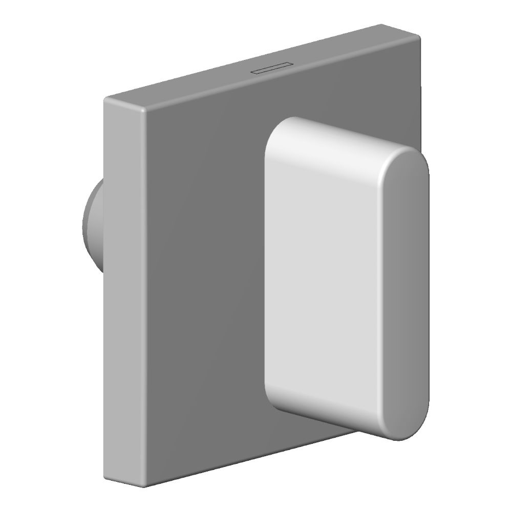 Dornbracht Griff für Unterputz Wand, 60x60x40mm, Dark Platinum gebürstet, 90... DORNBRACHT-90207005102-99 4029011807299 (Abb. 2)