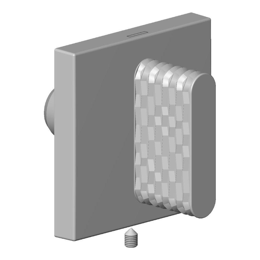 Dornbracht Griff für Unterputz Wand, 60x60x40mm, Platin gebürstet, 902070053... DORNBRACHT-90207005302-06 4029011706622 (Abb. 2)