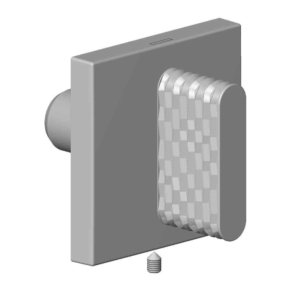 Dornbracht Griff für Wanne, 60x60x40mm, Chrom, 90207005304-00... DORNBRACHT-90207005304-00 4029011706653 (Abb. 2)
