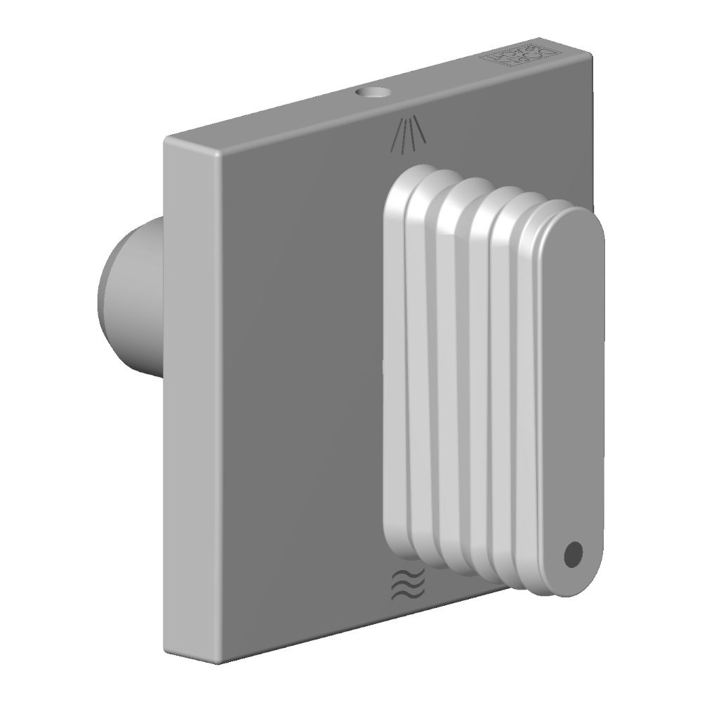 Dornbracht Griff für Zwei-Wegeumstellung Wanne, 60x60x40mm, Dark Platinum ge... DORNBRACHT-90207005601-99 4029011807565 (Abb. 2)