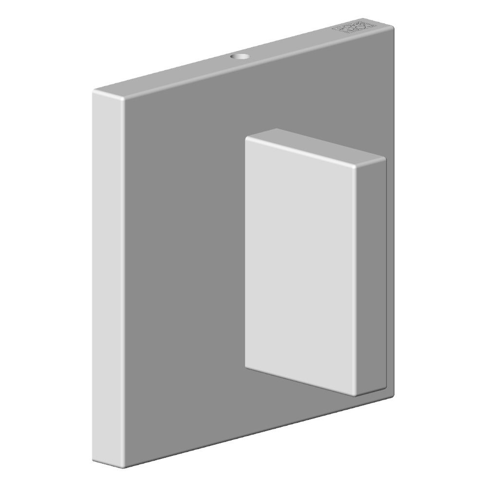 Dornbracht Griff für Zwei-/Drei-Wegeumstellung, 80x80x45mm, Chrom, 902078002... DORNBRACHT-90207800203-00 4029011684531 (Abb. 3)