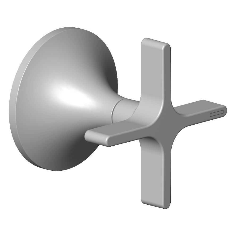 Dornbracht Griff für Wanne/Waschtisch Stand, Platin gebürstet, 71x63mm, 9020... DORNBRACHT-90208001000-06 4029011748844 (Abb. 2)