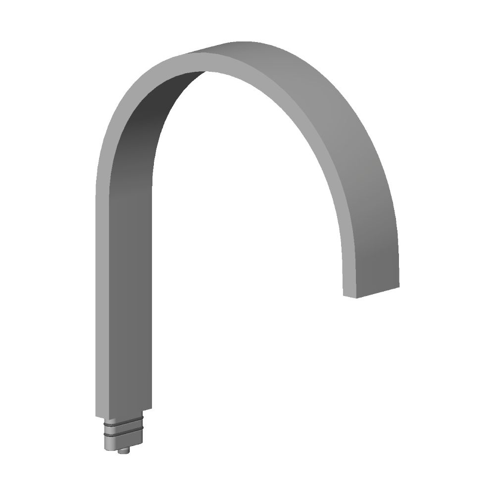 Dornbracht Auslauf, 200x35x11x235mm, 4,54l/min, Platin gebürstet, 9028221520... DORNBRACHT-90282215202-06 4029011731600 (Abb. 2)
