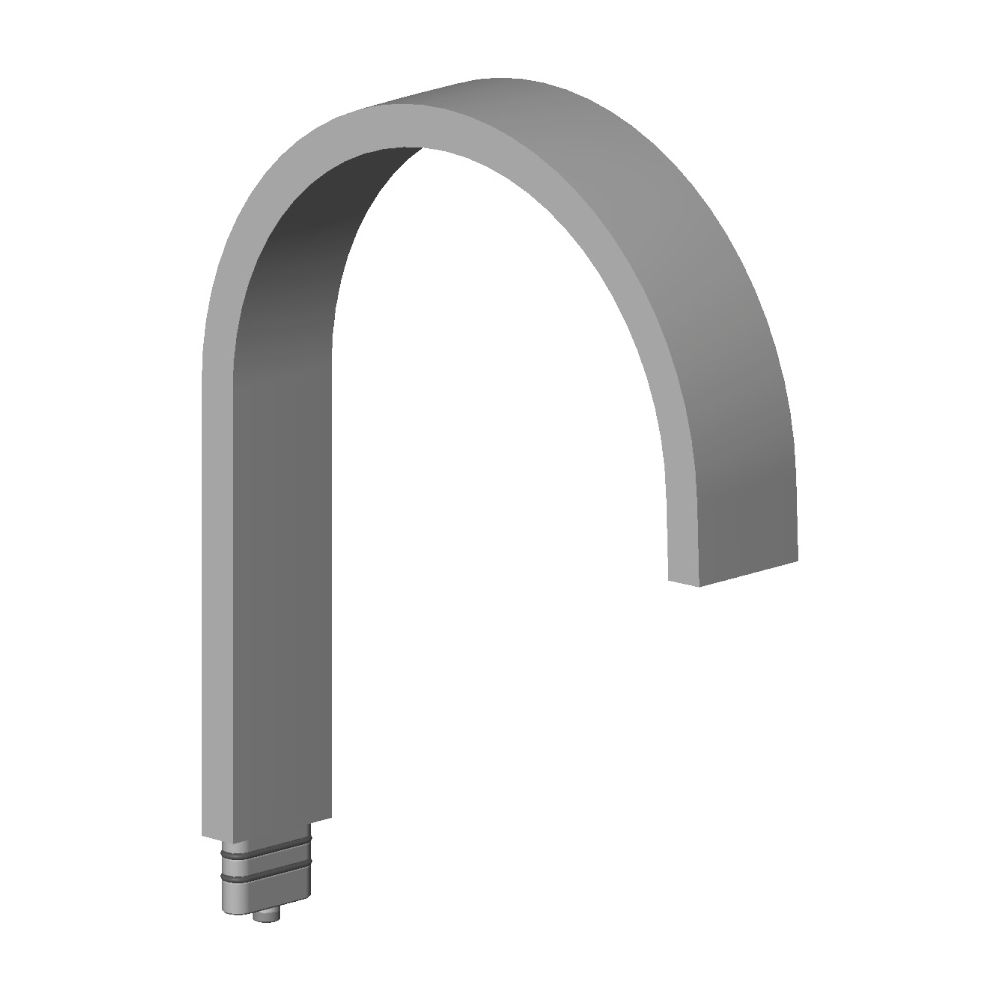 Dornbracht Auslauf, 165x35x11x205mm, 4,54l/min, Dark Platinum gebürstet, 902... DORNBRACHT-90282215302-99 4029011812569 (Abb. 2)