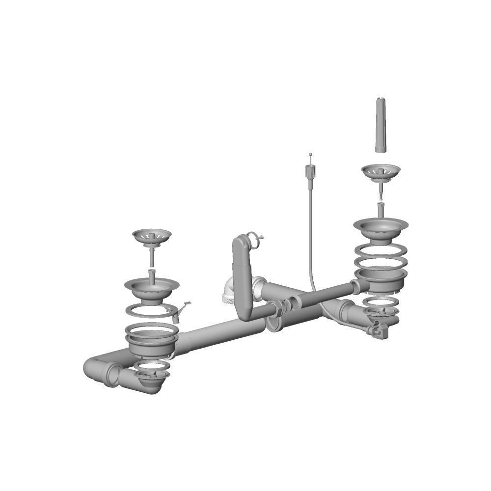 Dornbracht Ablaufgarnitur, Edelstahl gebürstet, 04110100800-86... DORNBRACHT-04110100800-86 4029011549687 (Abb. 4)