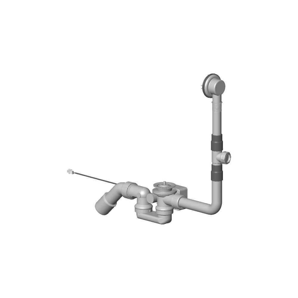 Dornbracht Ablaufgarnitur mit Überlauf, elektronisch, 124x800x425mm, 04110105... DORNBRACHT-0411010570190 4029011682285 (Abb. 2)