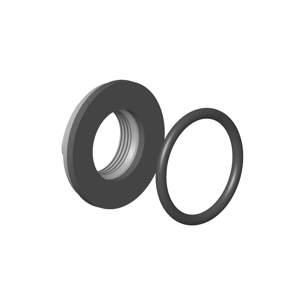Dornbracht Befestigung mit Dichtungen, 45mm 3/4", 0423100040490... DORNBRACHT-0423100040490 4029011334979 (Abb. 3)