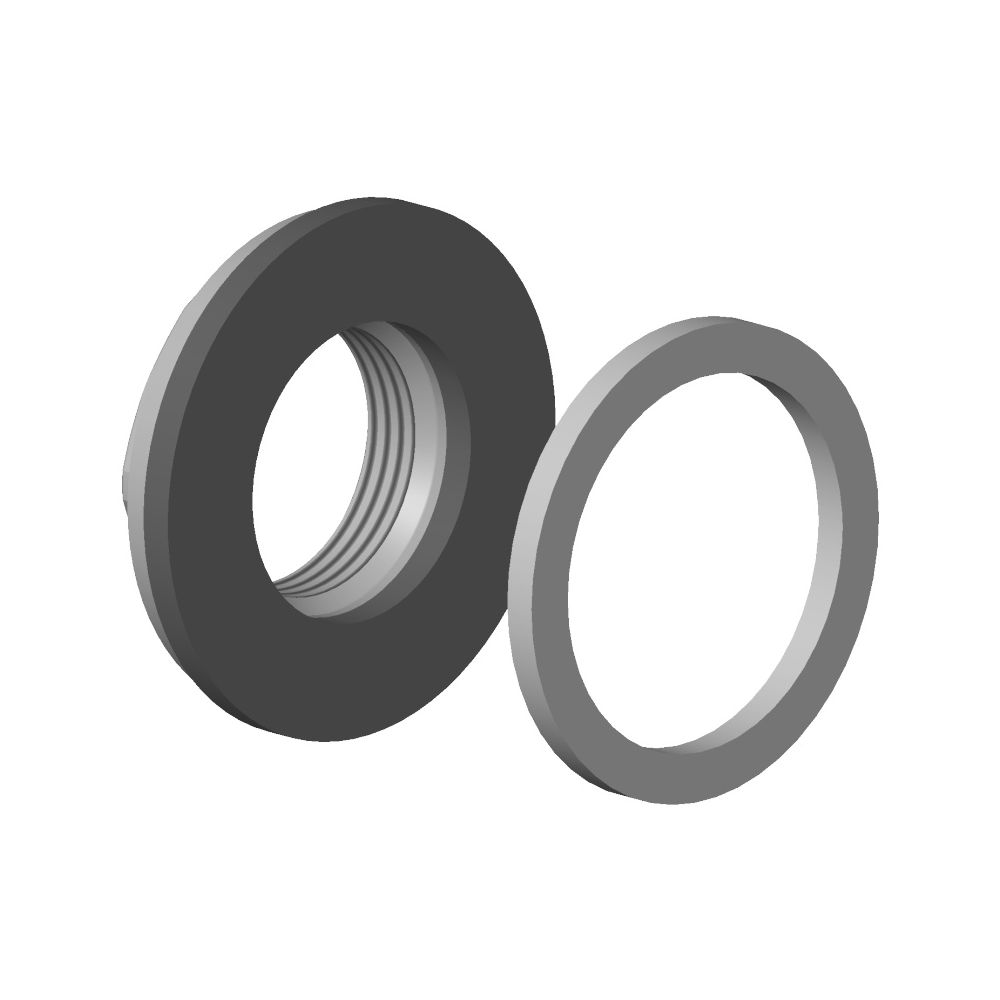 Dornbracht Befestigung mit Dichtungen, 45mm, 3/4", 0423100040590... DORNBRACHT-0423100040590 4029011547256 (Abb. 3)