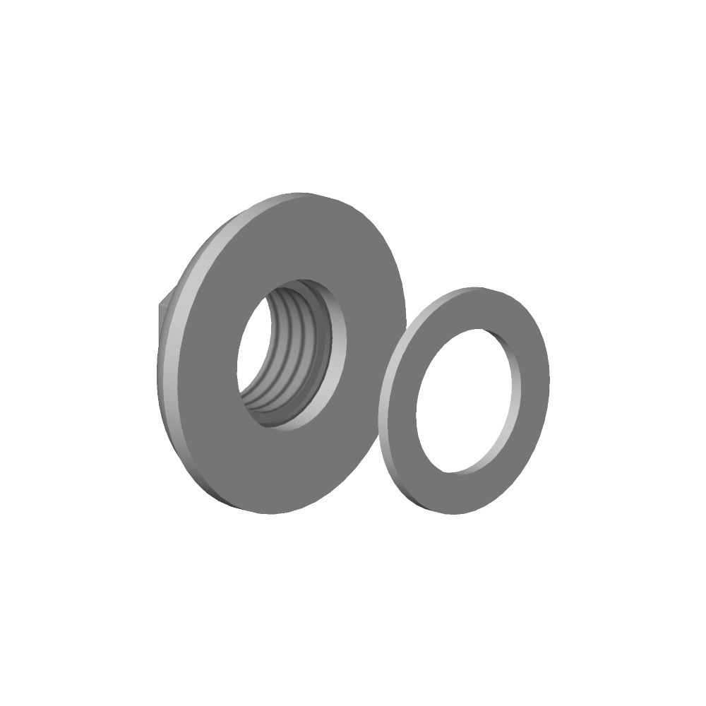 Dornbracht Befestigung mit Dichtungen, 45mm, 1/2", 0423100100490... DORNBRACHT-0423100100490 4029011075780 (Abb. 3)