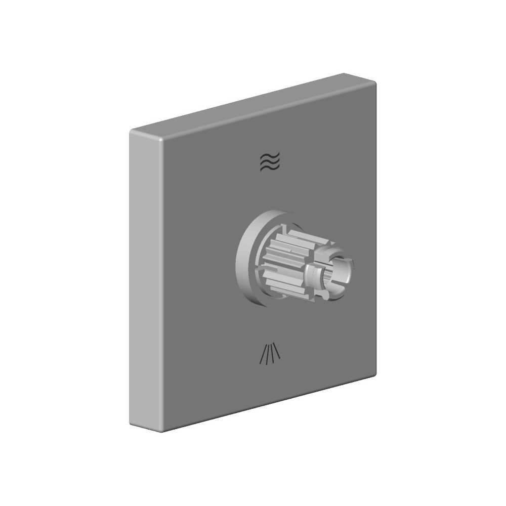 Dornbracht Rosette mit Symbolen, 60x60x28mm, Chrom, 04279802100-00... DORNBRACHT-04279802100-00 4029011671852 (Abb. 3)