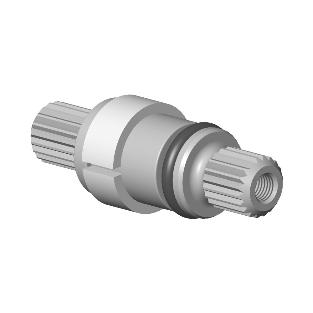 Dornbracht Spindel mit Doppelverzahnung, D 12,15x37,2mm, Chrom, 04290611101-... DORNBRACHT-04290611101-00 4029011942587 (Abb. 2)