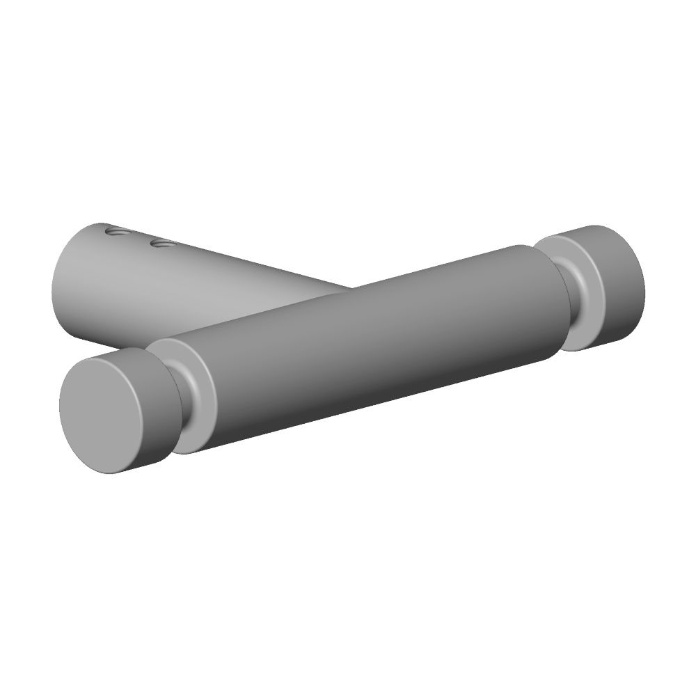 Dornbracht Haken doppelt, 78x13x47mm, Chrom, 05186051901-00... DORNBRACHT-05186051901-00 4029011448492 (Abb. 3)