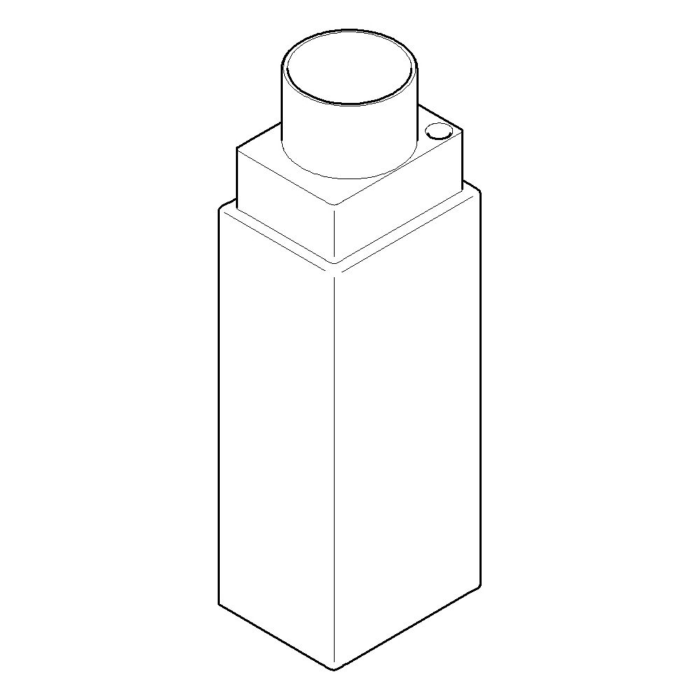 Dornbracht Aufnahme für Lotionspender, 30x117x38mm, Platin gebürstet, 08101051... DORNBRACHT-081010515-06 4029011498695 (Abb. 2)