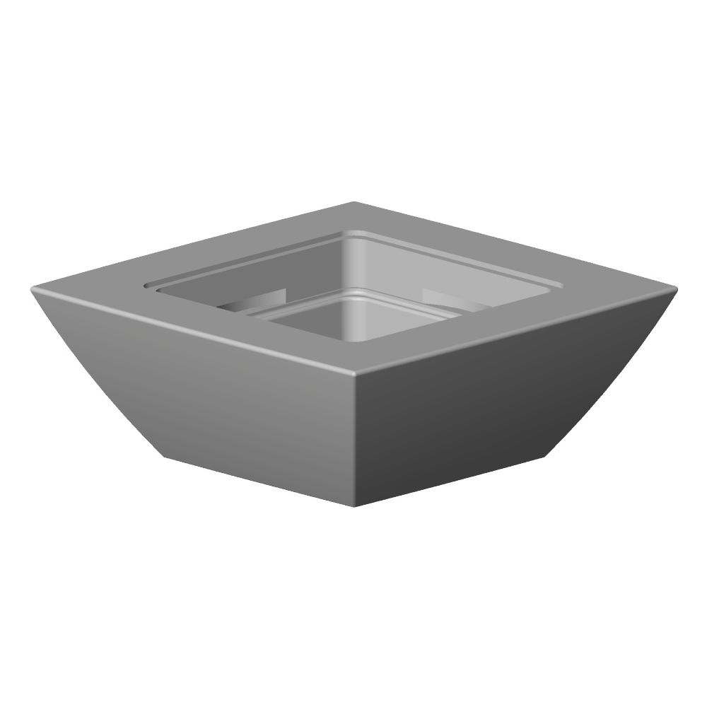 Dornbracht Halter für Seifenschale Lotionsspender und Kerze, 60x60x25mm, Champ... DORNBRACHT-081791559-47 4029011599552 (Abb. 3)