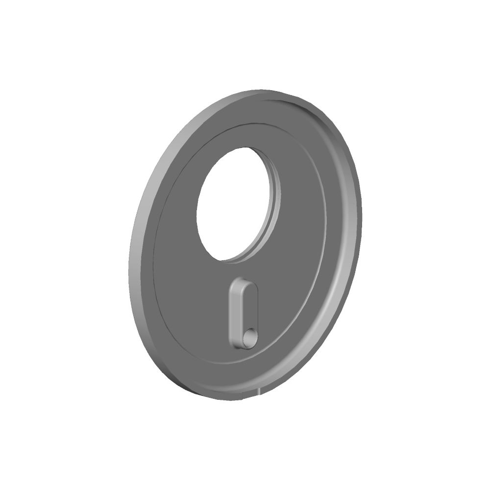 Dornbracht Rosette für xTool Elegant, 124x13mm, Chrom, 091102161-00... DORNBRACHT-091102161-00 4029011494963 (Abb. 3)