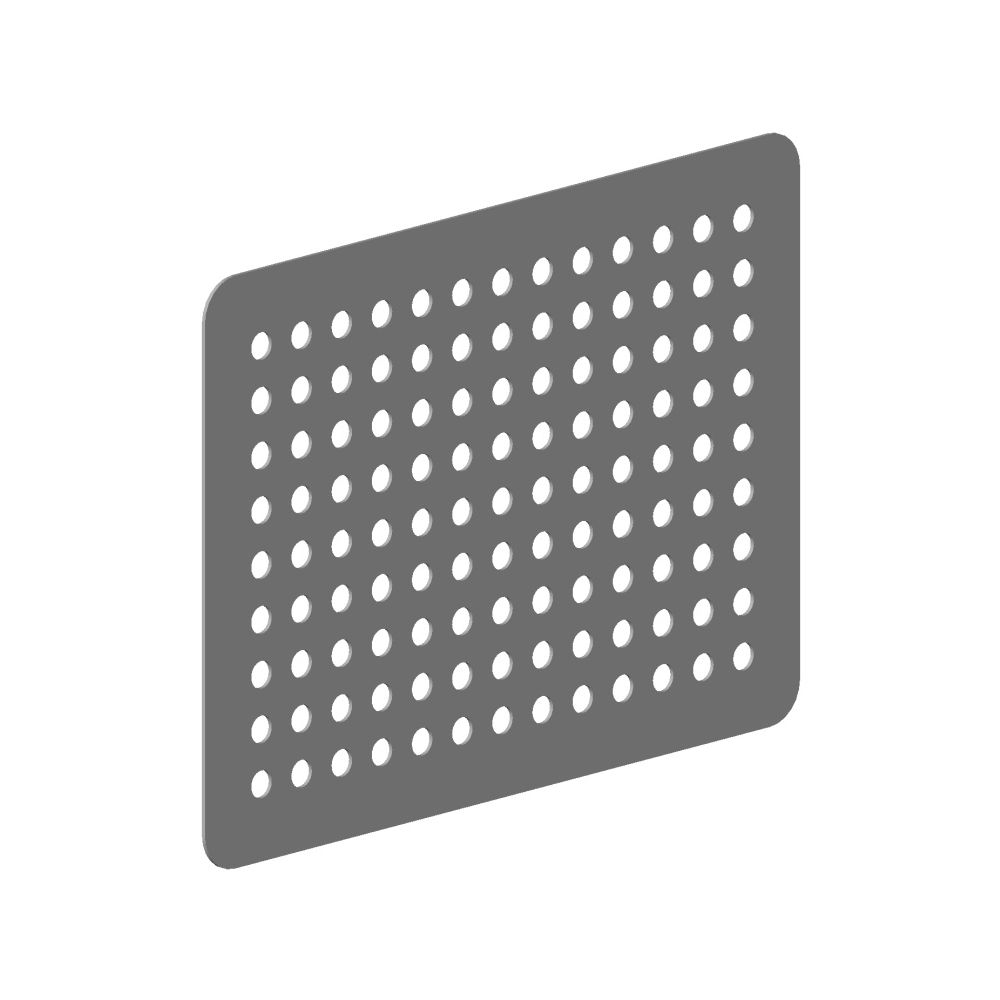Dornbracht Rosette Ersatzteile 091102205 296x216x1,5mm chrom... DORNBRACHT-091102205-00 4029011510793 (Abb. 3)