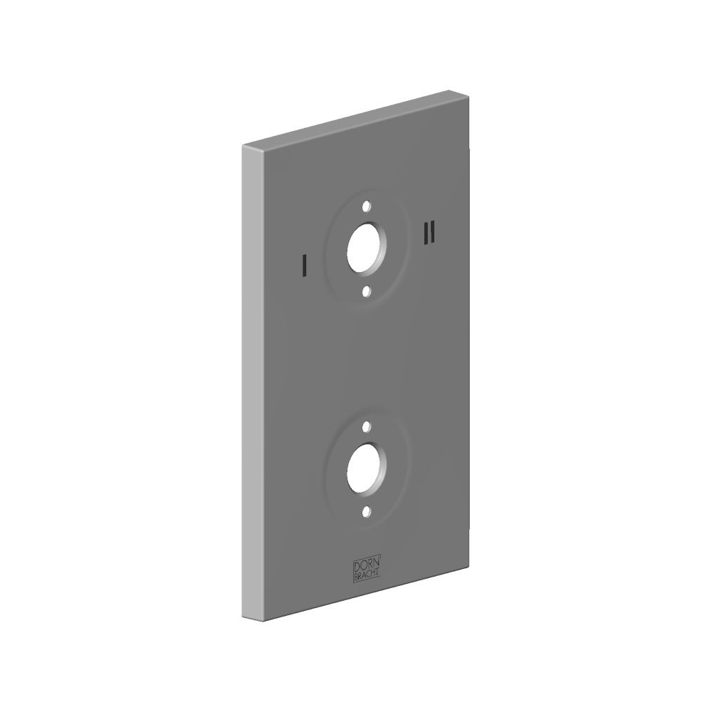 Dornbracht Rosette mit Symbolen US, 90x150x9mm, Chrom, 091102263-00... DORNBRACHT-091102263-00 4029011648120 (Abb. 3)