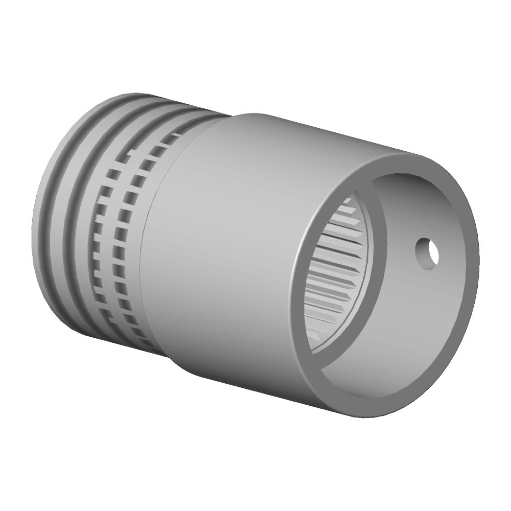 Dornbracht Hülse, Messing gebürstet 23kt Gold 19,5x27,5mm, 091840214-28... DORNBRACHT-091840214-28 4029011875106 (Abb. 2)
