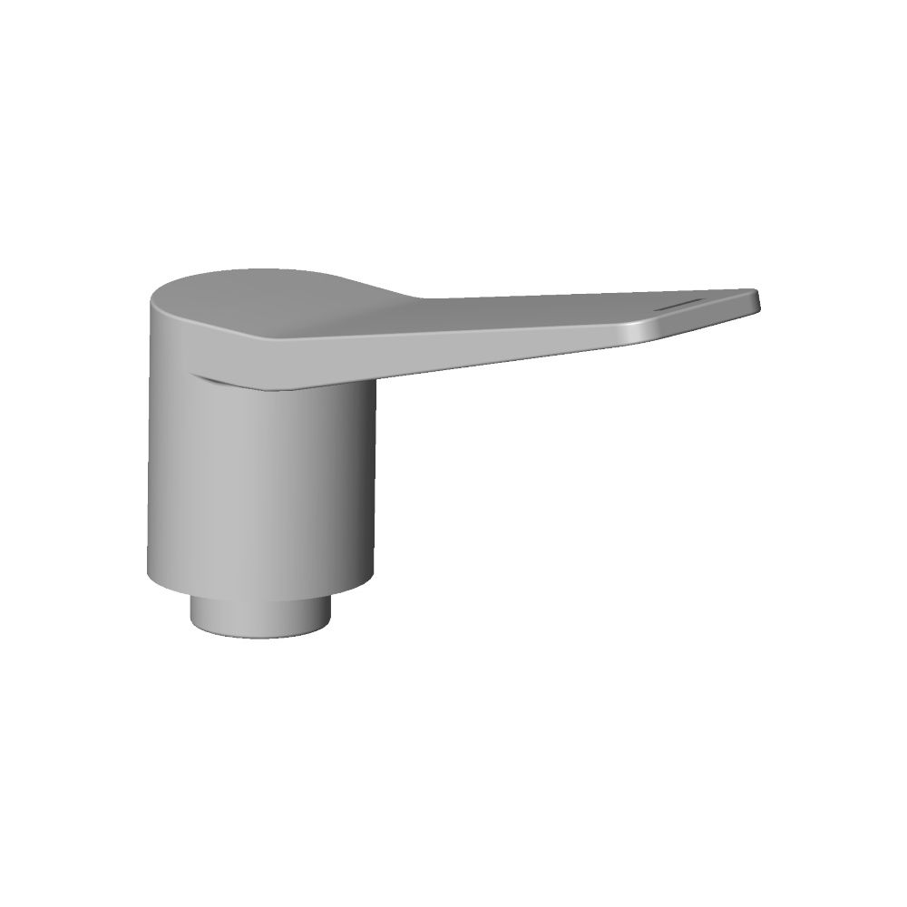 Dornbracht Griff Hot, 28x55,6x91,5mm, Platin gebürstet, 092084025-06... DORNBRACHT-092084025-06 4029011709388 (Abb. 2)
