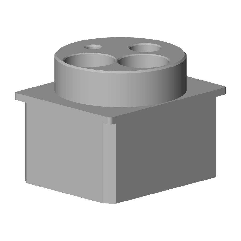 Dornbracht Anschluss, 45x37x35mm, Chrom, 092403142-00... DORNBRACHT-092403142-00 4029011487354 (Abb. 3)
