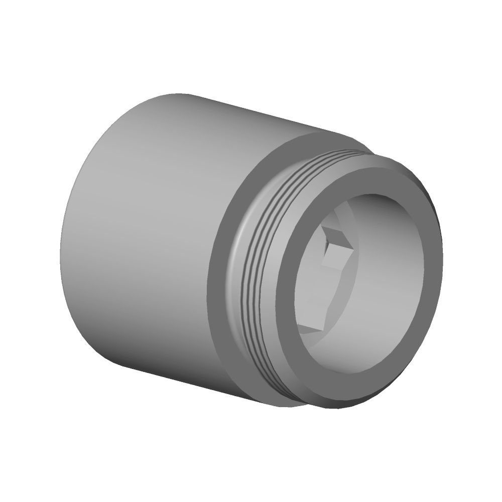 Dornbracht Nippel, 26,5x26,5mm, Platin matt, 09240416410-06... DORNBRACHT-09240416410-06 4029011568015 (Abb. 3)