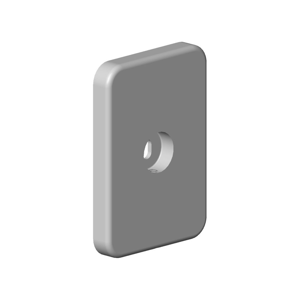 Dornbracht Rosette, 55x78x8mm, Chrom, 092771005-00... DORNBRACHT-092771005-00 4029011471131 (Abb. 3)