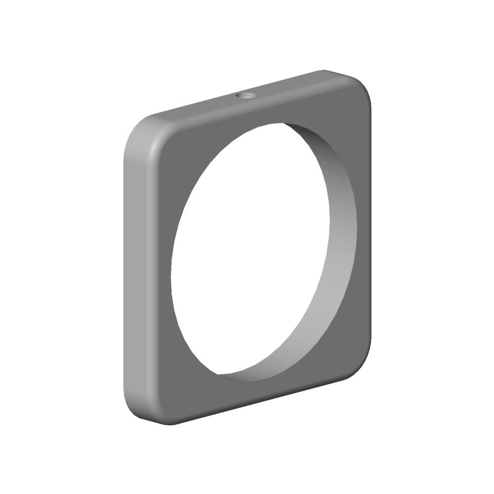 Dornbracht Rosette, 63x63x8,3mm Schwarz matt, 092771009-33... DORNBRACHT-092771009-33 4029011746406 (Abb. 3)