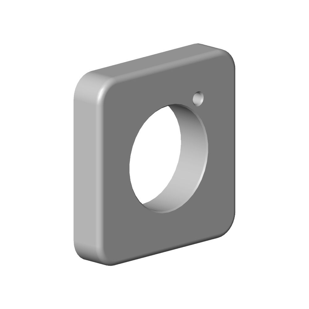 Dornbracht Rosette, 64x12x64mm Schwarz matt, 092771010-33... DORNBRACHT-092771010-33 4029011746383 (Abb. 3)