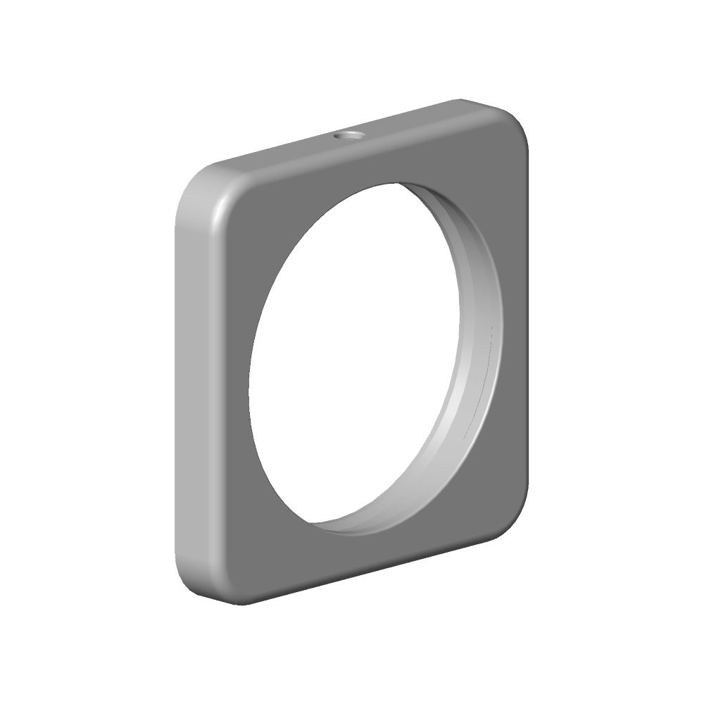 Dornbracht Rosette, 63x63x9mm, D 52,5mm, Platin gebürstet, 092771028-06... DORNBRACHT-092771028-06 4029011759536 (Abb. 2)