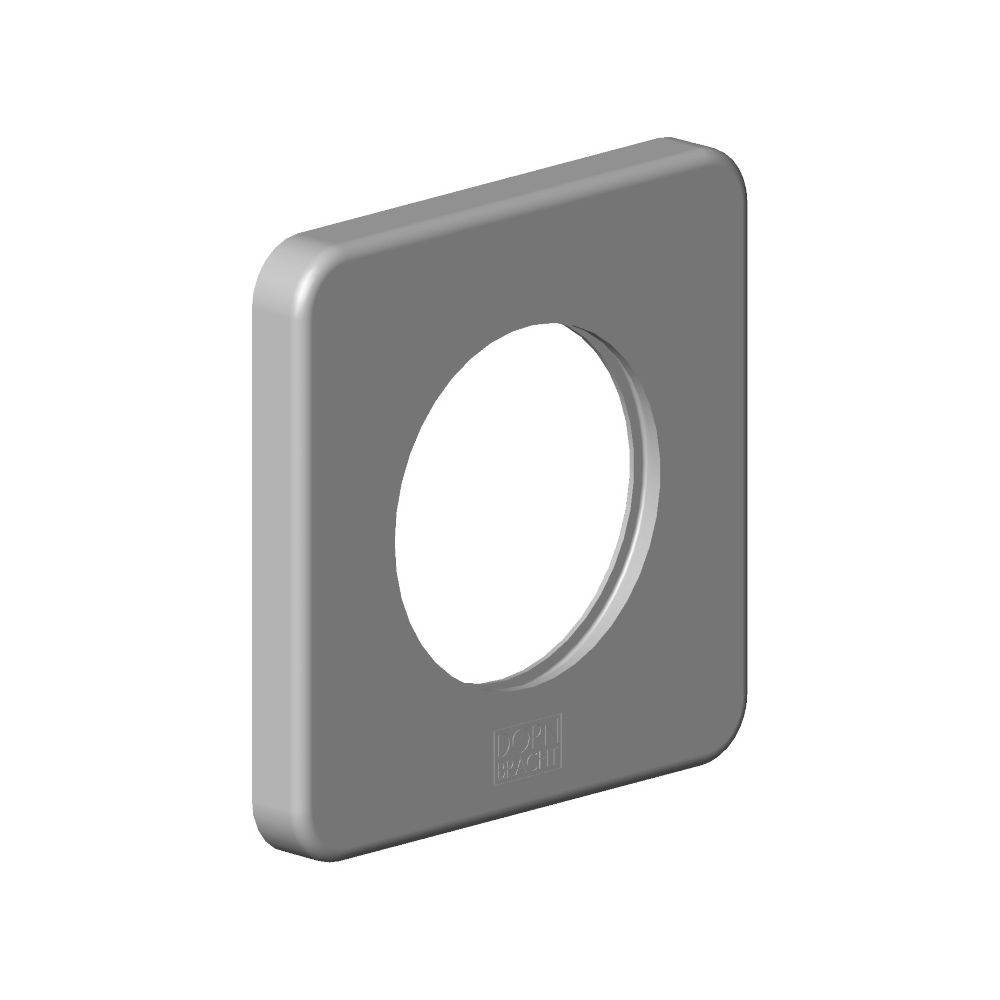 Dornbracht Rosette für DB Logo, 78x78x9mm, 45,7mm, Platin gebürstet, 092771030... DORNBRACHT-092771030-06 4029011853203 (Abb. 2)