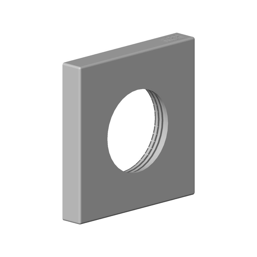 Dornbracht Rosette, 55x55x8,5mm, D 28,8mm, Platin gebürstet, 092778011-06... DORNBRACHT-092778011-06 4029011497193 (Abb. 2)