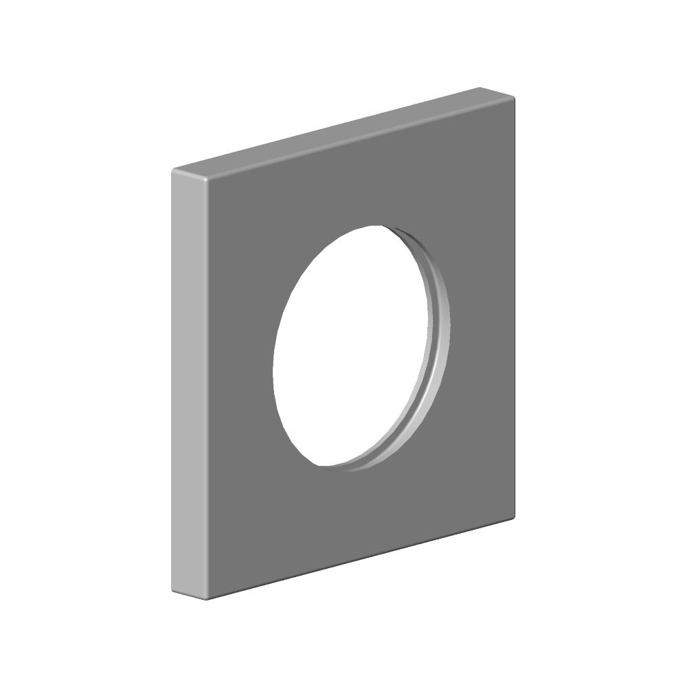 Dornbracht Rosette, 80x80x9x45,7mm, Chrom, 092778039-00... DORNBRACHT-092778039-00 4029011678400 (Abb. 3)