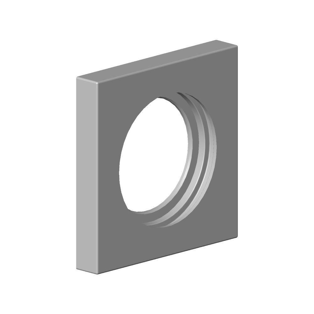 Dornbracht Rosette, 60x60x9x35mm, Chrom, 092778040-00... DORNBRACHT-092778040-00 4029011678455 (Abb. 3)