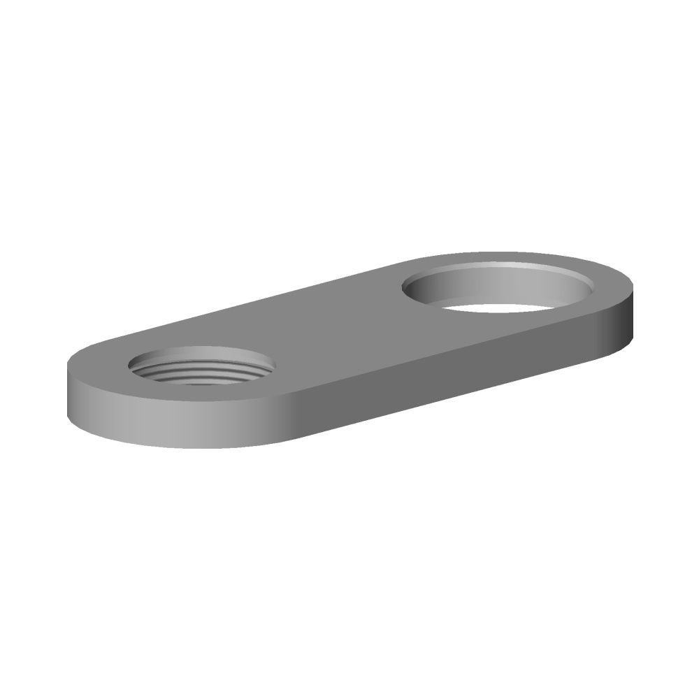 Dornbracht Rosette, 140x55x10mm, Chrom, 092779002-00... DORNBRACHT-092779002-00 4029011465802 (Abb. 3)