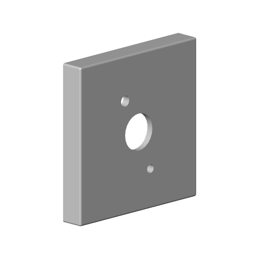 Dornbracht Rosette für Wandanschlussbogen, 60x60x9mm, Platin, 092782006-08... DORNBRACHT-092782006-08 4029011657047 (Abb. 3)