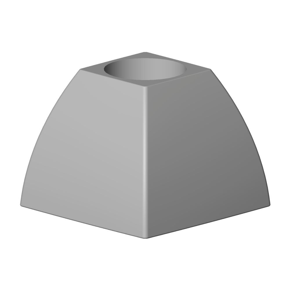 Dornbracht Rosette für Unterputz-Ventil, 58x45x58mm, Chrom, 092791004-00... DORNBRACHT-092791004-00 4029011377839 (Abb. 3)