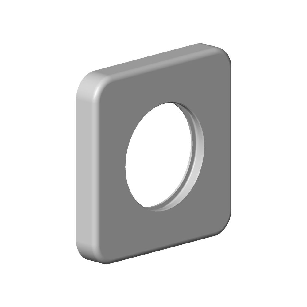 Dornbracht Rosette für Unterputz-Ventil, 64x64x10mm, Chrom, 092796010-00... DORNBRACHT-092796010-00 4029011564055 (Abb. 3)
