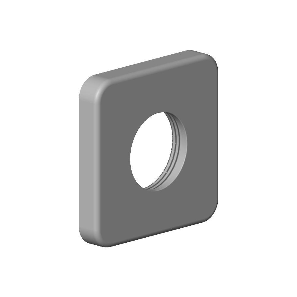 Dornbracht Rosette, 63x63x10mm, Chrom, 092796020-00... DORNBRACHT-092796020-00 4029011699382 (Abb. 2)