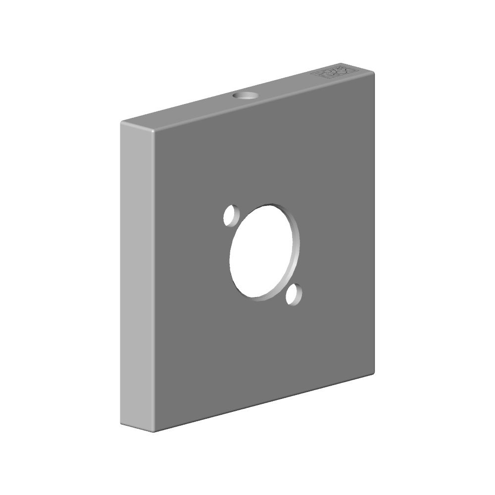 Dornbracht Rosette, 60x60x9mm, D 18mm, Chrom, 092797043-00... DORNBRACHT-092797043-00 4029011828140 (Abb. 2)