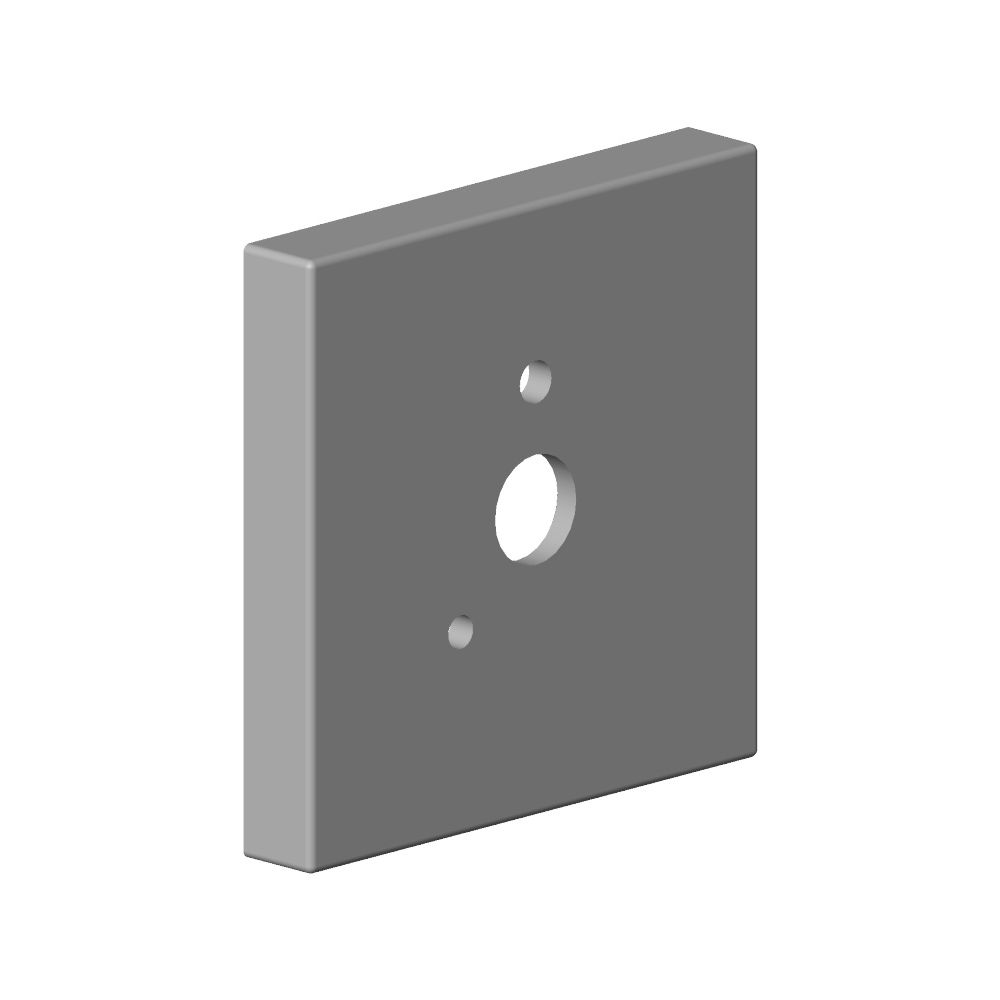 Dornbracht Rosette für Brausehalter, 60x60x9x14,8mm Schwarz matt, 092798002-33... DORNBRACHT-092798002-33 4029011630101 (Abb. 3)
