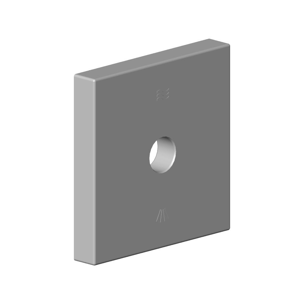Dornbracht Rosette mit Symbolen Ersatzteile 092798013 60x60x9x11,1mm chrom... DORNBRACHT-092798013-00 4029011509117 (Abb. 3)