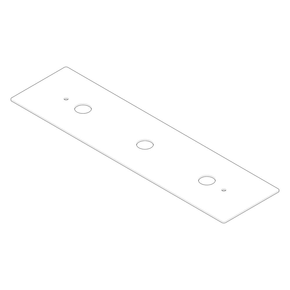 Dornbracht Rosette für Montagerahmen Dreiloch-Stand, 150x570x3mm, Champagne 22... DORNBRACHT-092801013-47 4029011657559 (Abb. 3)
