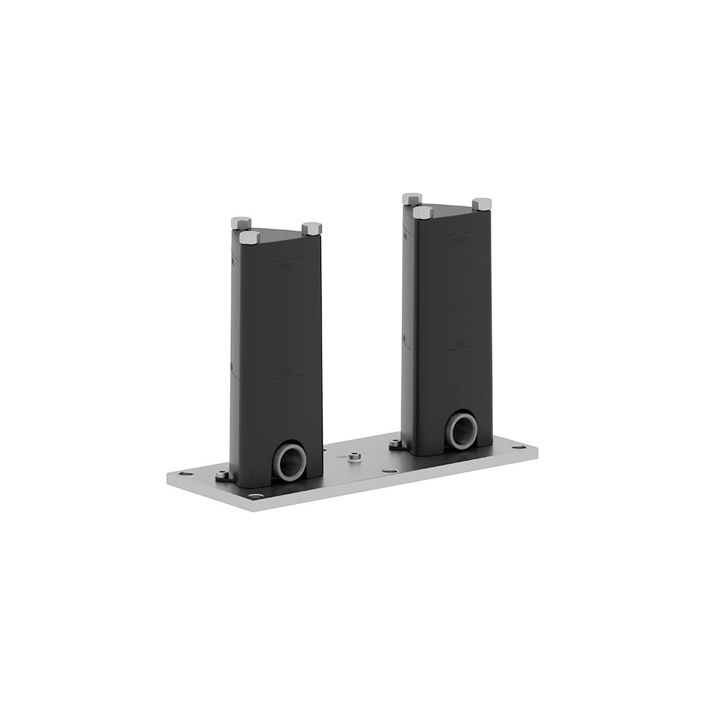 Dornbracht Unterputz-Bodenbefestigung Edelstahl 2x Anschlusswinkel G 1/2" Stichm... DORNBRACHT-3594497090 4029011472411 (Abb. 9)