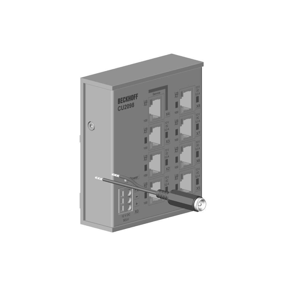 Dornbracht Steuergerät Powered Ethernet Switch 10/100, 100x85x30mm, 901001023... DORNBRACHT-9010010230090 4029011657467 (Abb. 5)