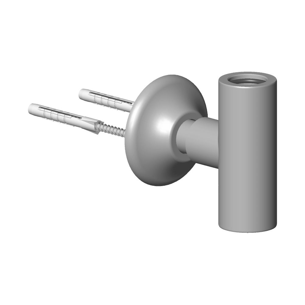 Dornbracht Befestigung T-Stück, 135x150x85mm, Dark Platinum gebürstet, 90171... DORNBRACHT-90171103300-99 4029011808258 (Abb. 4)