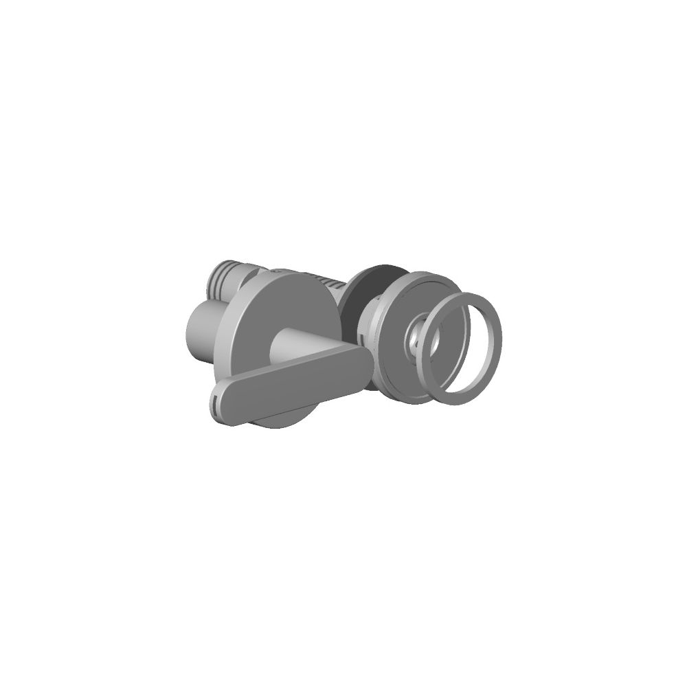 Dornbracht Griff für Hot Hebel, 60x105x40mm, Chrom, 90206601600-00... DORNBRACHT-90206601600-00 4029011834561 (Abb. 3)