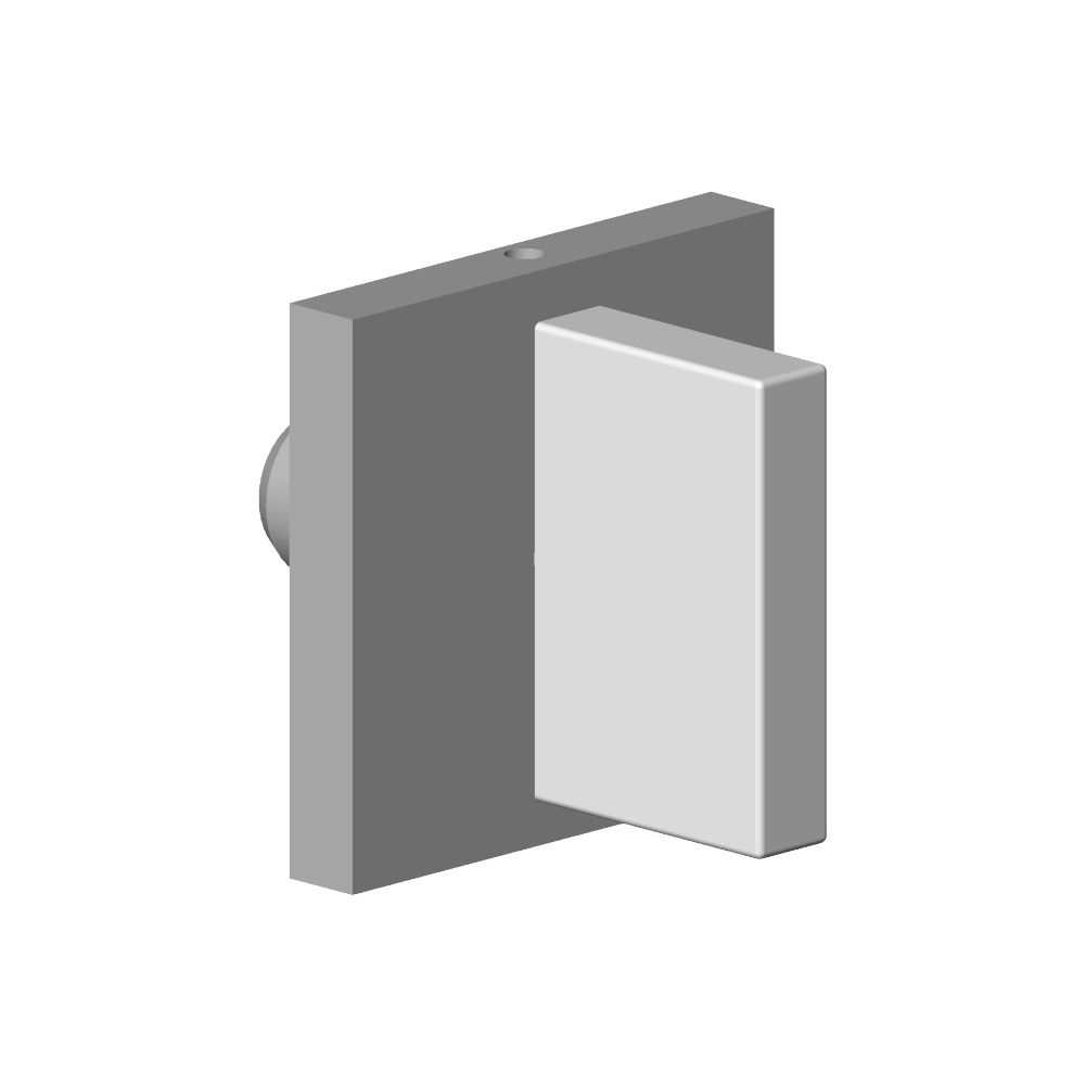Dornbracht Griff für Unterputzventil, 60x60x75mm, Dark Platinum gebürstet, 9... DORNBRACHT-90207800202-99 4029011812170 (Abb. 4)