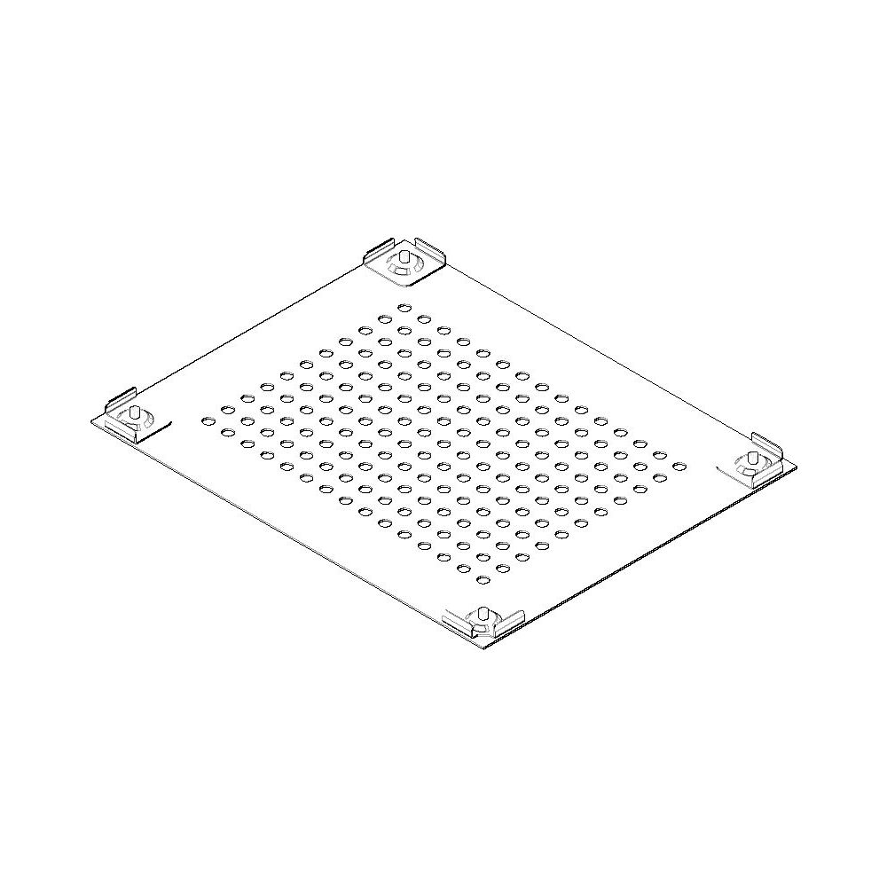 Dornbracht Abdeckplatte JUSTRain Ersatzteile 04110211301 Edelstahl gebürstet... DORNBRACHT-04110211301-86 4029011474798 (Abb. 1)