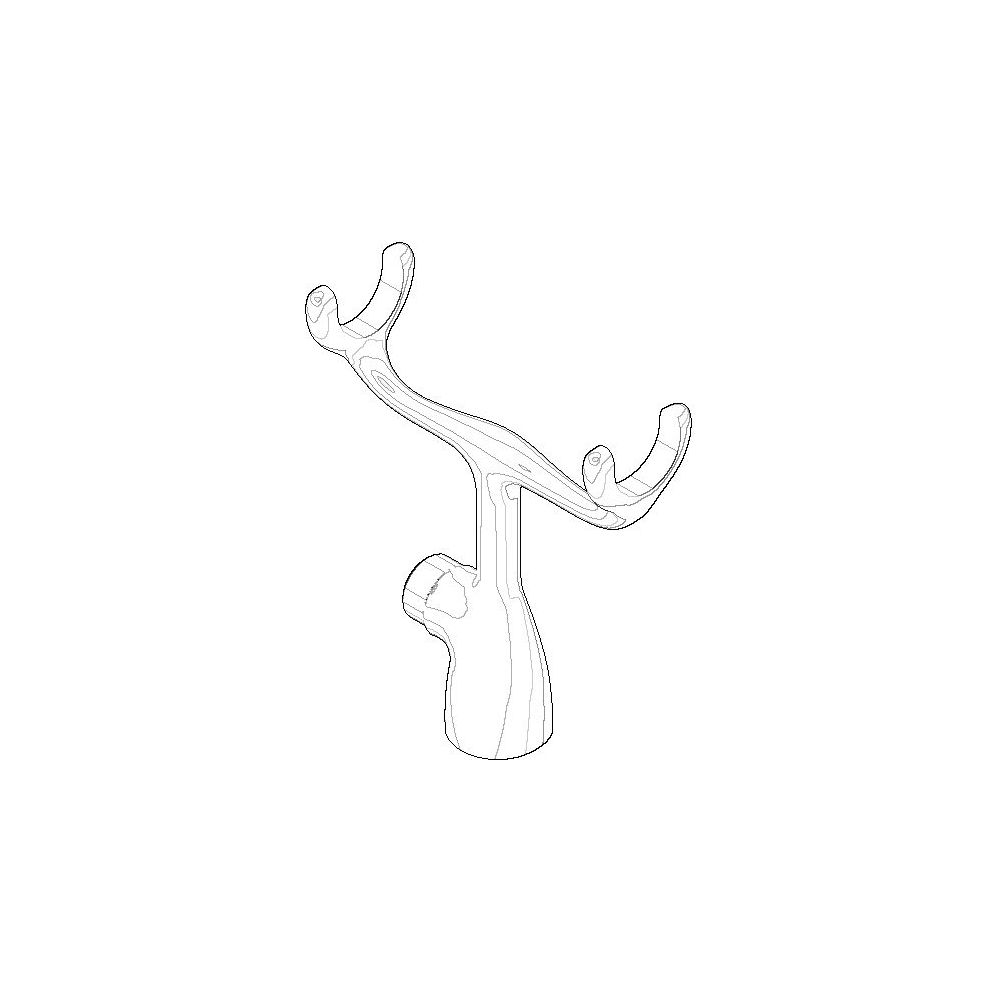 Dornbracht Halter, 160x180x55mm, Dark Platinum gebürstet, 04172001000-99... DORNBRACHT-04172001000-99 4029011926259 (Abb. 2)